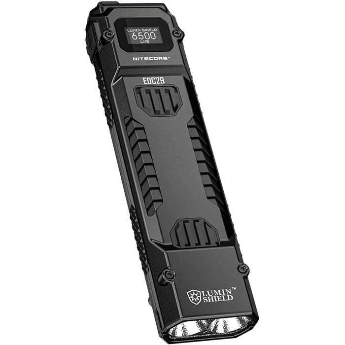 Ліхтарик Nitecore EDC29 Luminblade – тактичний USB-ліхтар, надяскравий 6500 люмен, до 61 години роботи