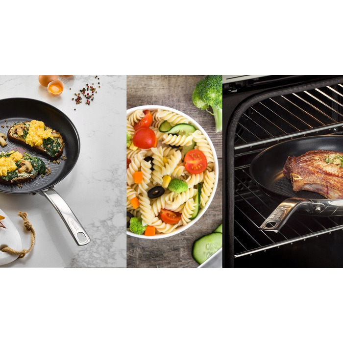 Набір сковорідок TEFAL Intuition Inox 20/26 см, 2 предмети, для індукційних плит, B817S255