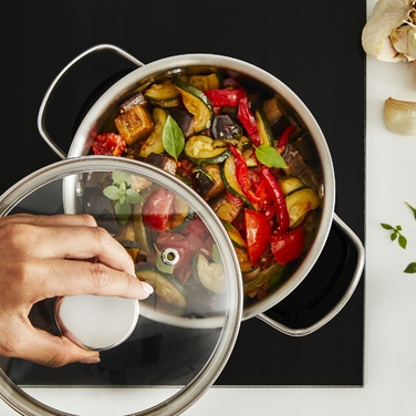 Каструля з кришкою TEFAL Minis H8743155, 14 см, нержавіюча сталь, для індукційних плит