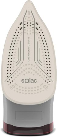 Станція парогенератора Solac CVG9512 Intelligent Evolution Sensor: 2800 Вт, пластик, з технологією сенсорів, видаляє віруси та бактерії, ECO та Turbo режими
