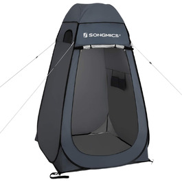 SONGMICS Pop-Up Privacy Tent - Outdoor Shower & Toilet Tent for Camping, Fishing, Beach - Portable Changing Room with Carry Bag