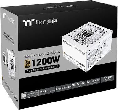 Блок живлення Thermaltake Toughpower GT 1200W, білий