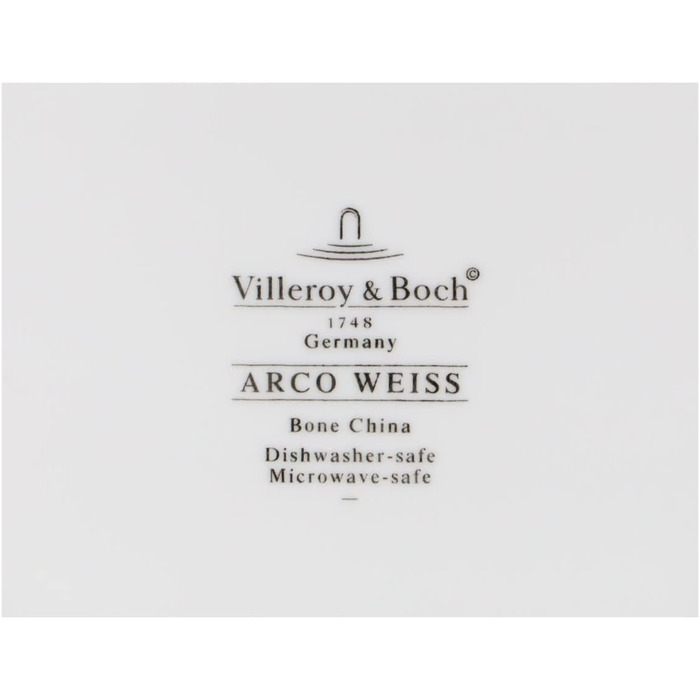 Соусниця Villeroy & Boch Arco біла, перший сорт, фарфор