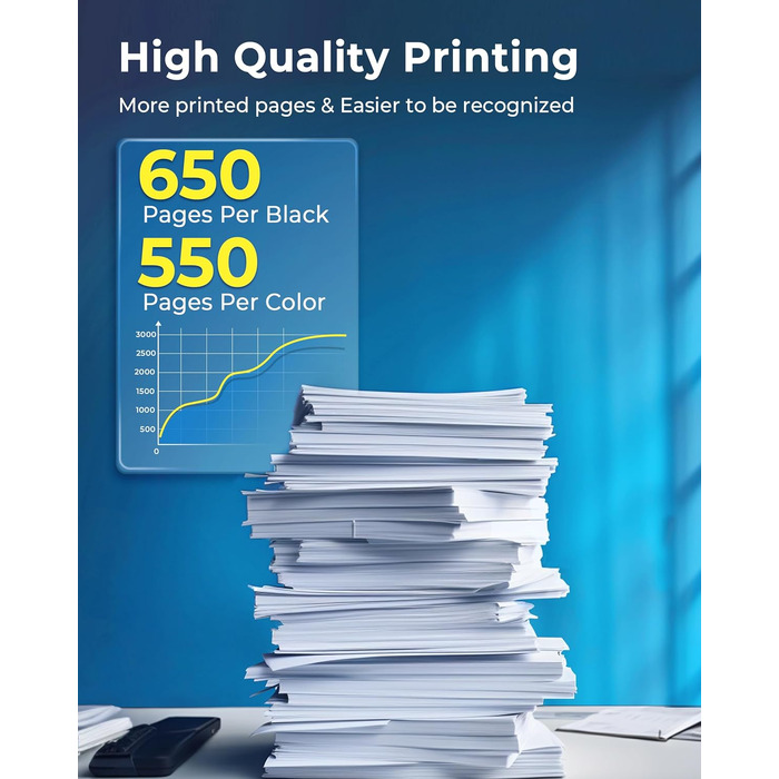 Комплект картриджів ECHALLENGE PG-560XL та CL-561XL для принтерів Canon Pixma TS5350, TS5351, TS5352, TS5353, TS7450, TS7451 (чорний, кольоровий, 2 шт)