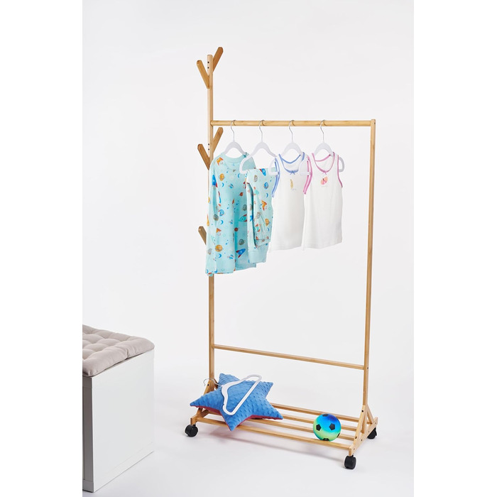 Набір з 30 дитячих вешалок OGIVO з оксамиту, 30 см, білі