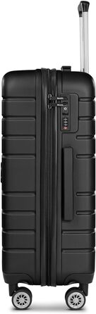 Набір валіз Hartgepäck Seattle 3 шт. | Чорний колір | ABS, 4 колеса, TSA-замок | Розмір M (69 см)