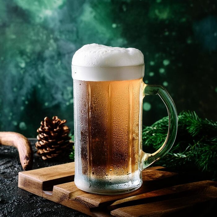 Glasmark Krosno Beer Glass Set - 0.3 Liter Beer Glasses, Beer Mug, Beer Stein, Glasses for Craft Beer, Beer Glass, Drinking Glass, Dishwasher Safe - 6 x 300ML