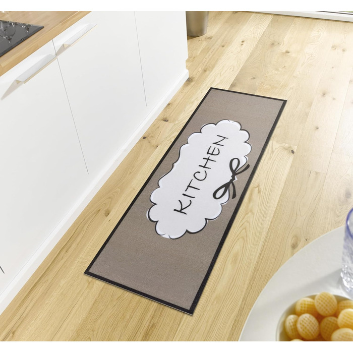 Килим Hanse Home Cook & Clean для кухні, коридору та їдальні, протиковзкий, легкий у догляді, з малюнком хмар, 50x150 см