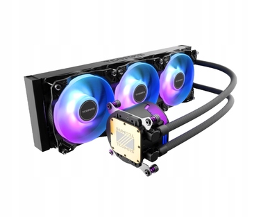 Рідинне охолодження AIO TCOMAS LE100 360 ARGB 3x120мм до 2500 RPM, Чорний