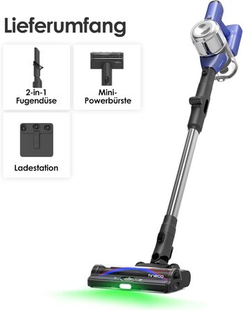 Ручний бездротовий пилосос Tineco Pure ONE S50 Pro: 150AW, 65 хв роботи, LED, ZeroTangle