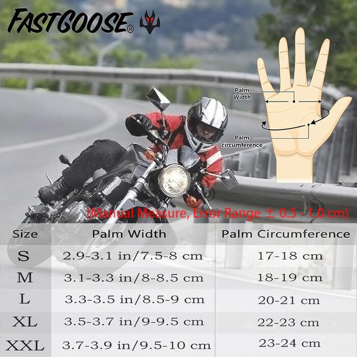 Мотокросові рукавички FASTGOOSE для мотоциклів, велосипедів та ATV – захисні спортивні рукавички для мотокросу, MTB, MX, офф-роуд, велосипедного спорту
