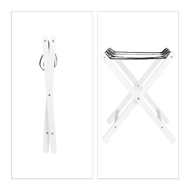 Relaxdays Folding Wooden Suit Rack