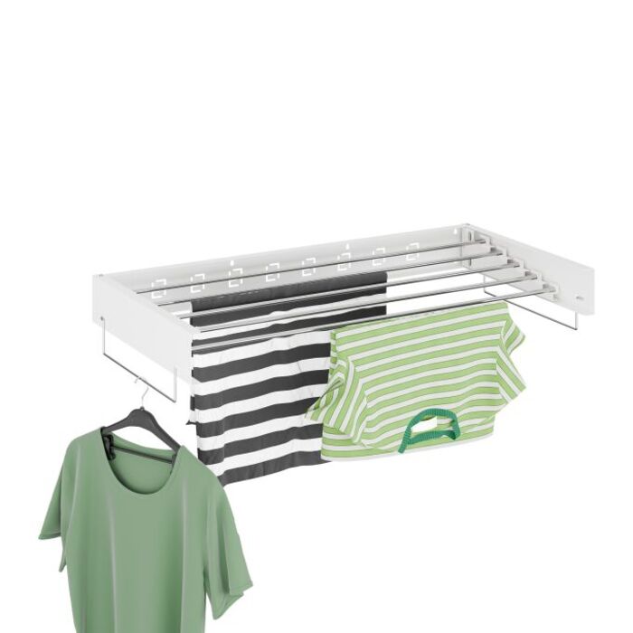 Relaxdays Wall-Mounted Clothes Rack