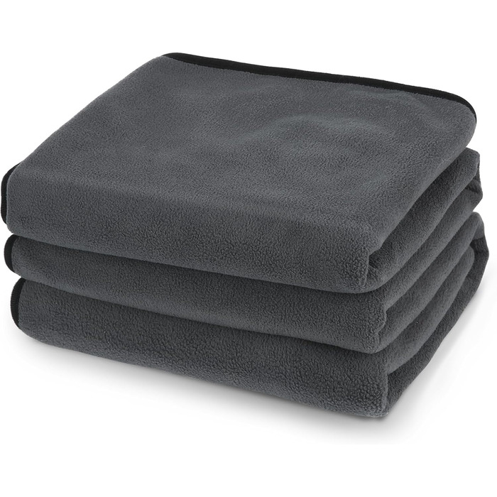 Водонепроникний килимок для собак Happy Hachi 150x127 см, фліс, для софи, машинного прання, автокрісла, меблів (сірий)