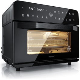 Фритюрниця Arendo з гарячим повітрям XXL Dual Zone з 2 камерами - 11 л - 2 зони - Airfryer з подвійними камерами з вікном - 6 програм - Без BPA - 3D циркуляція повітря - Функції Sync та Match (В: 25 літрів)