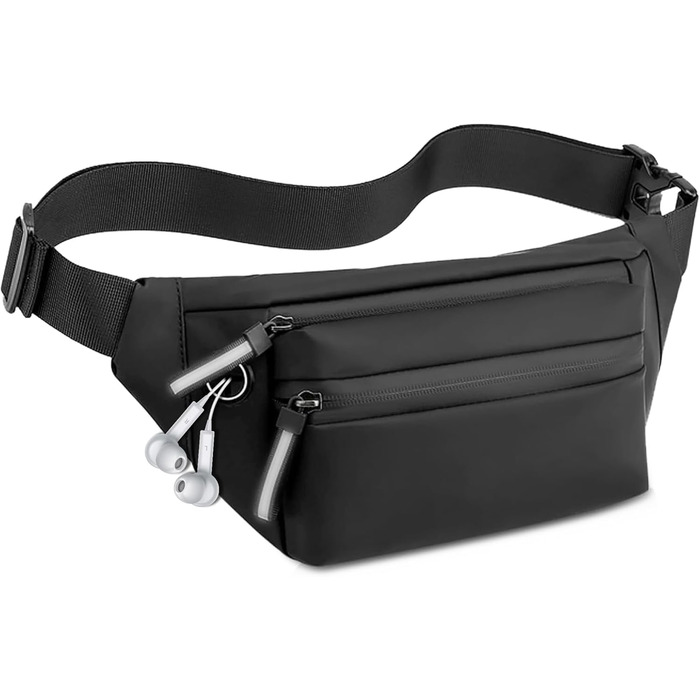 Спортивна поясна сумка: водонепроникна дамська та чоловіча сумка-шоппер для подорожей, хайкінгу та джогінгу