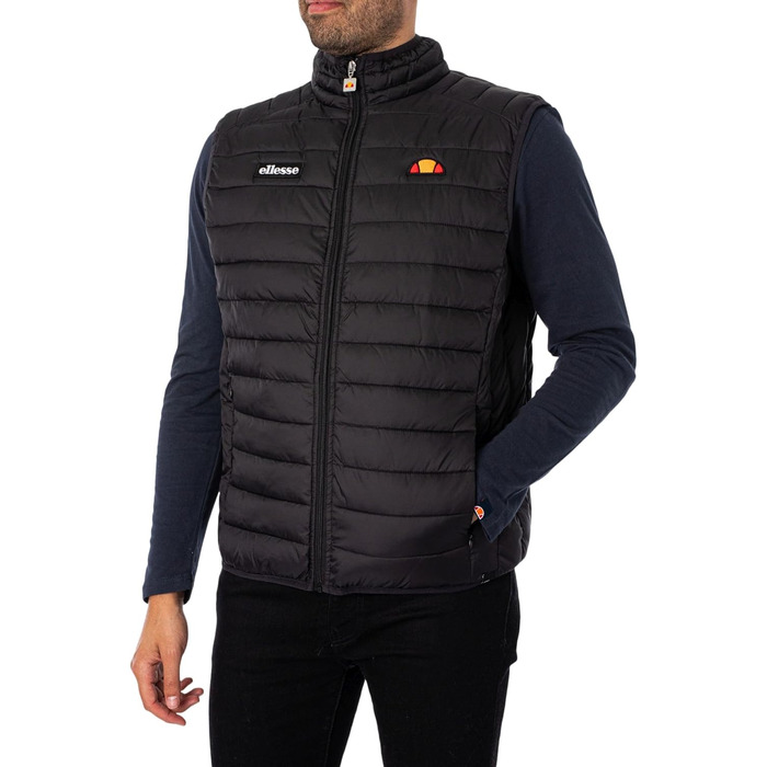 Жилет чоловічий Ellesse Bardy, чорний, розмір L - теплий безрукавник для активного відпочинку