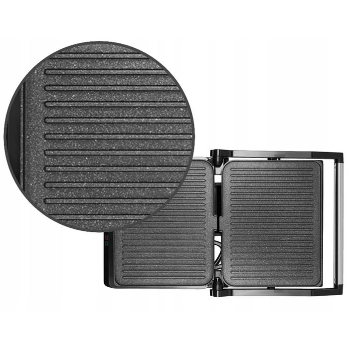 Електричний розкладний гриль Mozano Grill Chef, чорний, 2200 Вт, великий