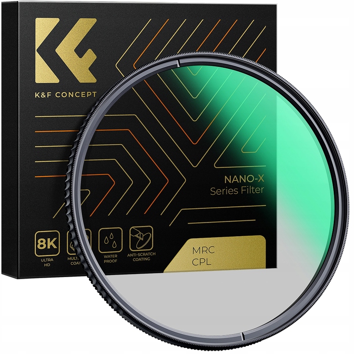 Поляризаційний фільтр K&F Concept NANO-X CPL 55мм