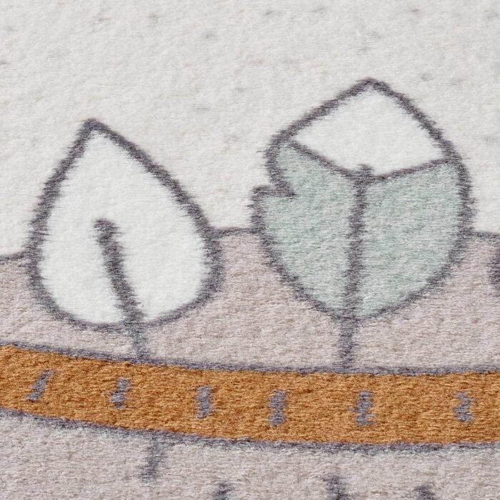 Taracarpet Rug for Children's Room, Kids' Rug and Teen Room Rug, Soft, Cozy, and Soft in Various Designs, Wild and Free Bear, 160x230 cm