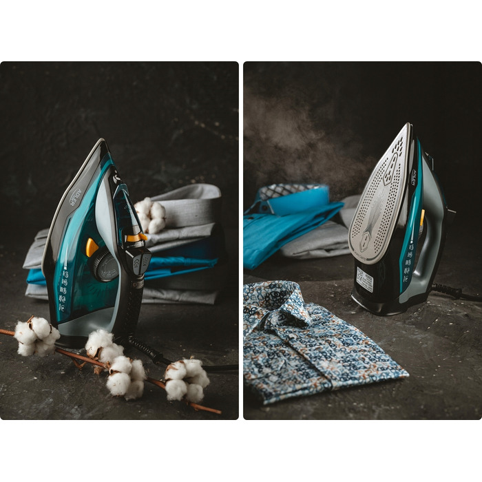 Парова праска з керамічною підошвою Strażak 9в1, 3000 Вт, потужна