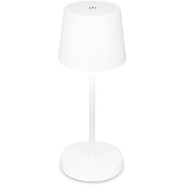 LED лампа BRILONER бездротова, диммерна настільна лампа з USB-C, для дому та кемпінгу, Ø105x260 mm