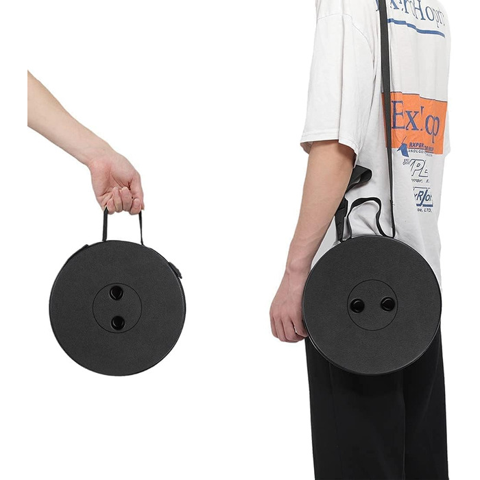 Телескопічний стілець-табурет для кемпінгу, риболовлі та дому