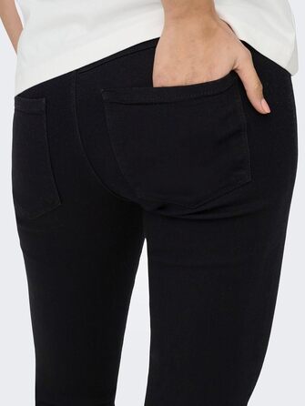 Джинси жіночі ONLY Skinny DNM NOOS сині, базові, стрітстайл, розмір L/32L, Black Denim