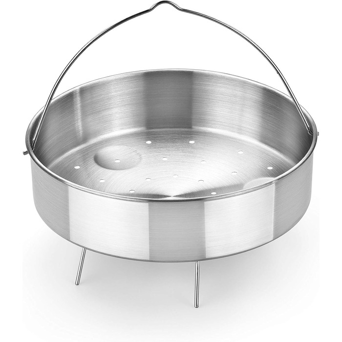 Корзина для приготування їжі на пару з нержавіючої сталі BRA (22 x 22 x 5 см)