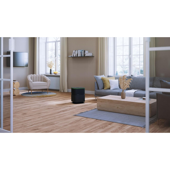 Повітряочисник та зволожувач Venta AW735 Hybrid: 6 л, 350 мл/год, H13, активне вугілля, керування через додаток, 50 м²/125 м²