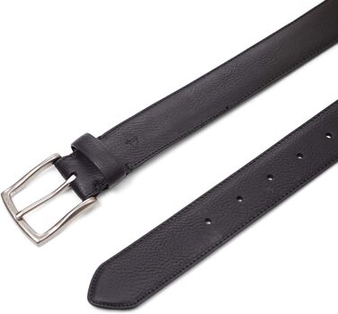 Чоловічий шкіряний ремінь Dockers з пряжкою, чорний, розмір 46-48