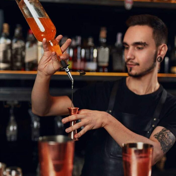 Набір виливників для пляшок BALTRE (6 шт.) з 6 адаптерами - для олії, вина, оцту, кави, сиропу