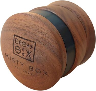 Misty Box – Преміум гріндер-крашер з дерева, 4-частинний, 67 мм, довговічний дерев'яний подрібнювач, ідеальний для подарунка