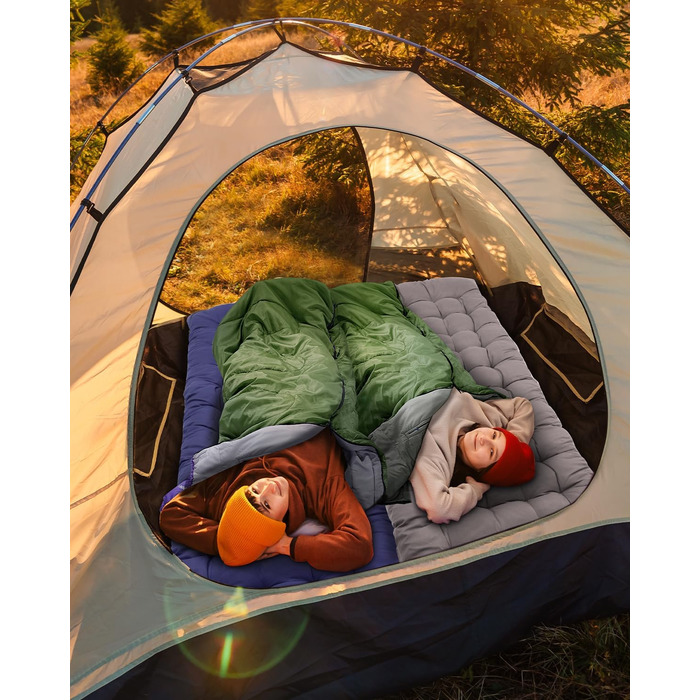3-4 Season Sleeping Bag - Waterproof Camping Sleeping Bag for Adults - 220x84cm, 1.9KG