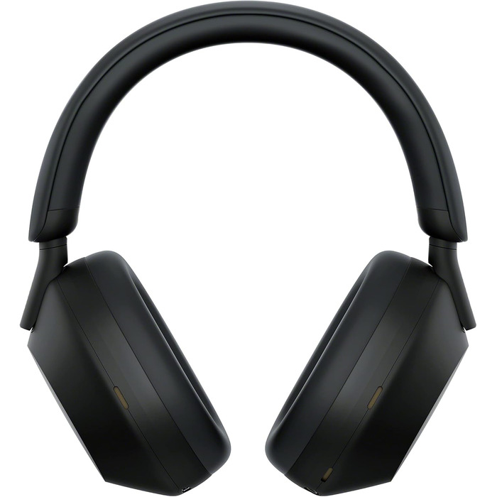 Навушники Sony WH-1000XM5 з шумозаглушенням, Bluetooth, чорні - преміум якість, Hi-Res Audio, до 30 год роботи, з кейсом