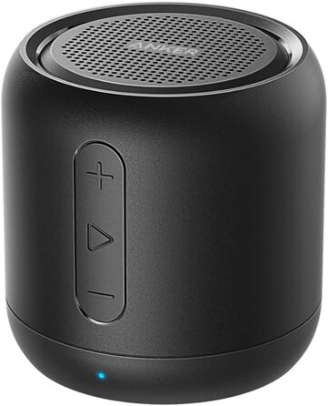 Портативна Bluetooth колонка Anker Soundcore Mini, чорна: 15 годин роботи, FM радіо, потужний бас, 20 м радіус дії