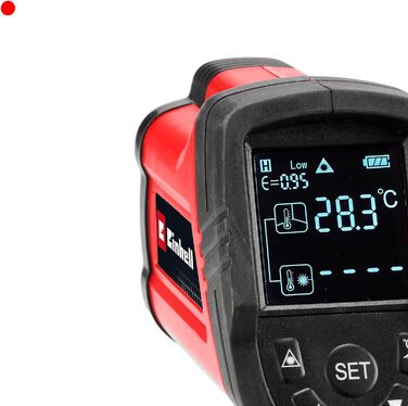 Інфрачервоний термометр Einhell TC-IT 550 (-50...+550 °C, 3 рівня емісії, LCD дисплей з підсвіткою, °C/°F)