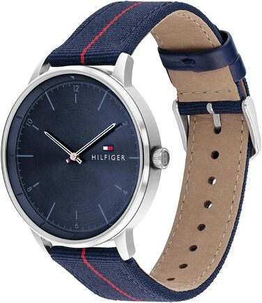 Чоловічий годинник Tommy Hilfiger 1791844 з синім нейлоновим ремінцем - кварцовий