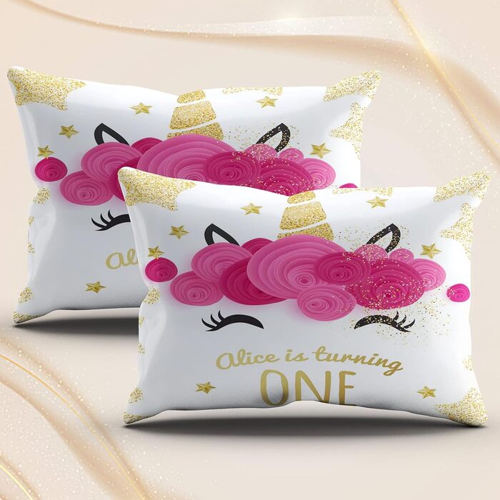 LLTTEER Unicorn Bedding Set for Kids Girls, 3D Printed Unicorn Cartoon Bedspread, Soft Microfiber Duvet Cover with 2 Pillowcases 50x75cm for Girls (Unicorn 04, 200 x 200 cm)