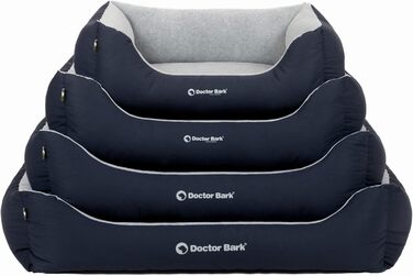 Ліжко для собак Doctor Bark Kleine Hunde - зручне та м'яке гніздечко для маленьких собак, зелений колір, Made in Germany, GreenLabel (L - 97x75 см)