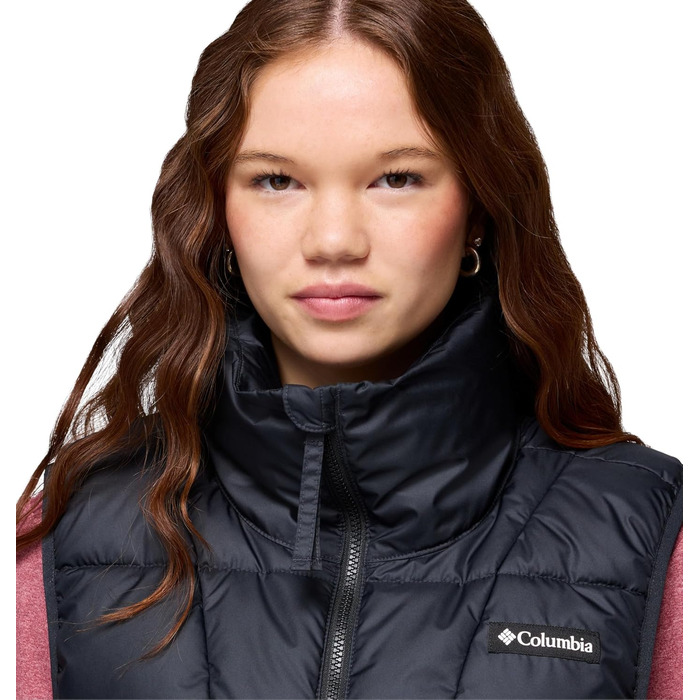 Жіноча жилетка Columbia Pike Lake 3, пухова жилетка-утеплювач, чорний колір, 1 шт.