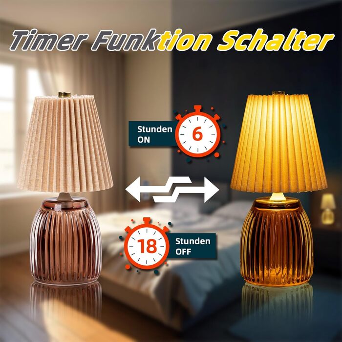 Бездротова настільна лампа MJ з таймером, акумулятор, батарейний живлення, для дому, декору, аварійне освітлення, бежева