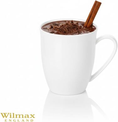 Набір чашок Wilmax для чаю та кави, 2 шт, 630 мл, порцеляна