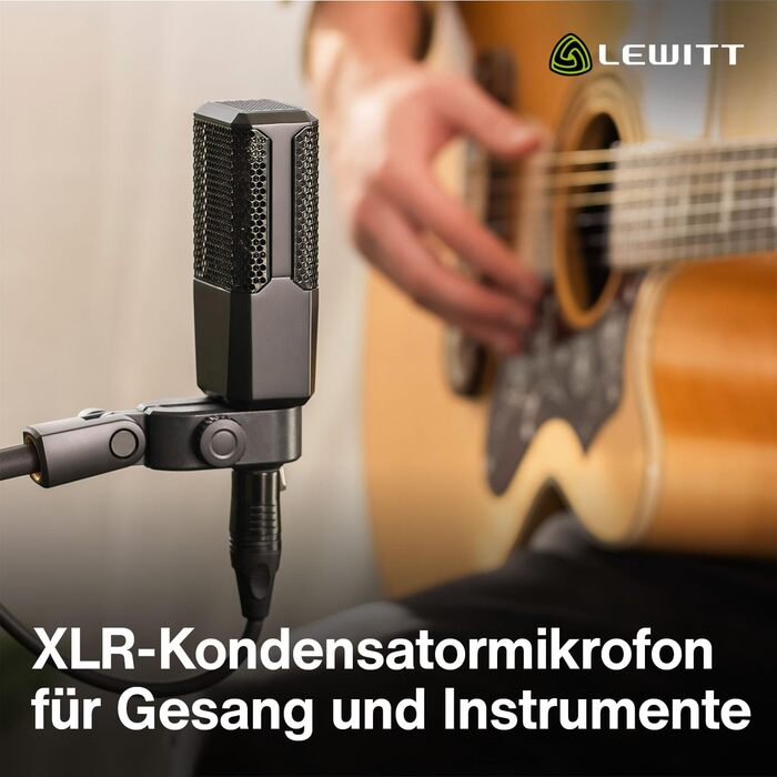 Конденсаторний мікрофон LCT 240 PRO XLR для вокалу, інструментів, подкастів та стрімінгу - професійний звук. У комплекті: мікрофонна стійка, поп-фільтр, кейс