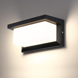 LED вуличний світильник Lightsjoy 18W, IP66, водонепроникний, алюміній, нейтрально-білий світлодіодний світильник для фасаду, тераси, гаража