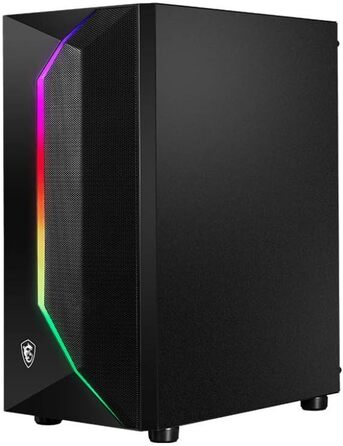 Корпус ПК MSI MPG 100R Mid-Tower для E-ATX з темперованим склом, Airflow, Mystic Light, підтримка 2x 360mm кулерів