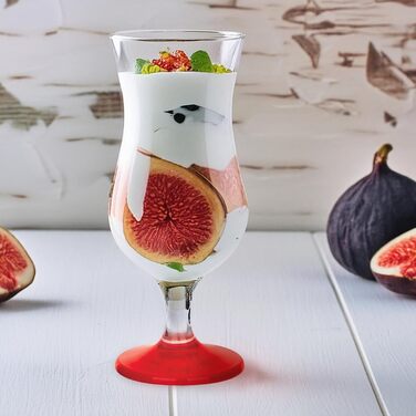 Набір склянок для коктейлів Krosno Glasmark: 6 шт, 420 мл, різнокольорові