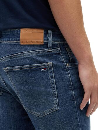 Джинси чоловічі Tommy Jeans Austin Slim Tapered Stretch 32W/32L Denim Medium