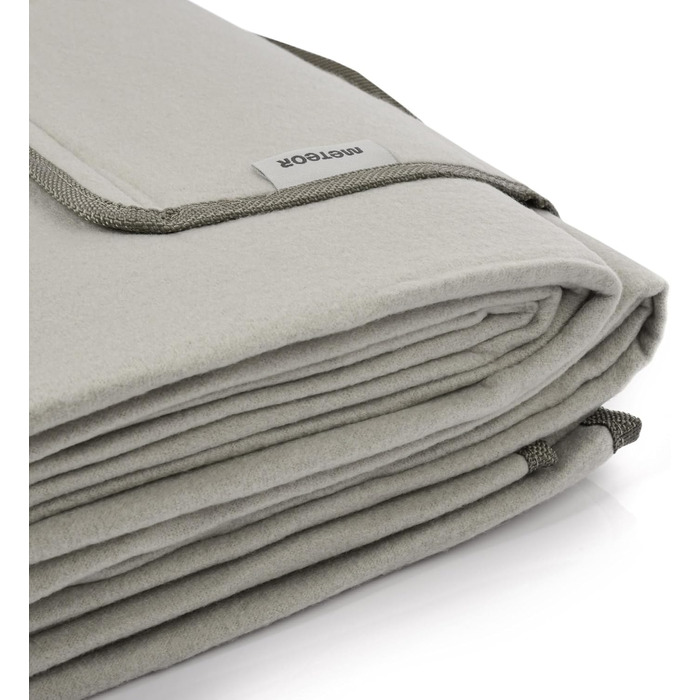 Плед для пікніка Meteor XXL водовідштовхувальний, термоізоляційний 175x200 см, бежевий - для пляжу, саду, кемпінгу