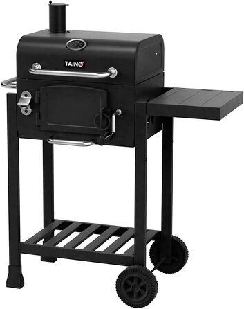 Гриль-вагон TAINO HERO Set Smoker, комбінований: вугілля, газ, з кришкою та чохлом